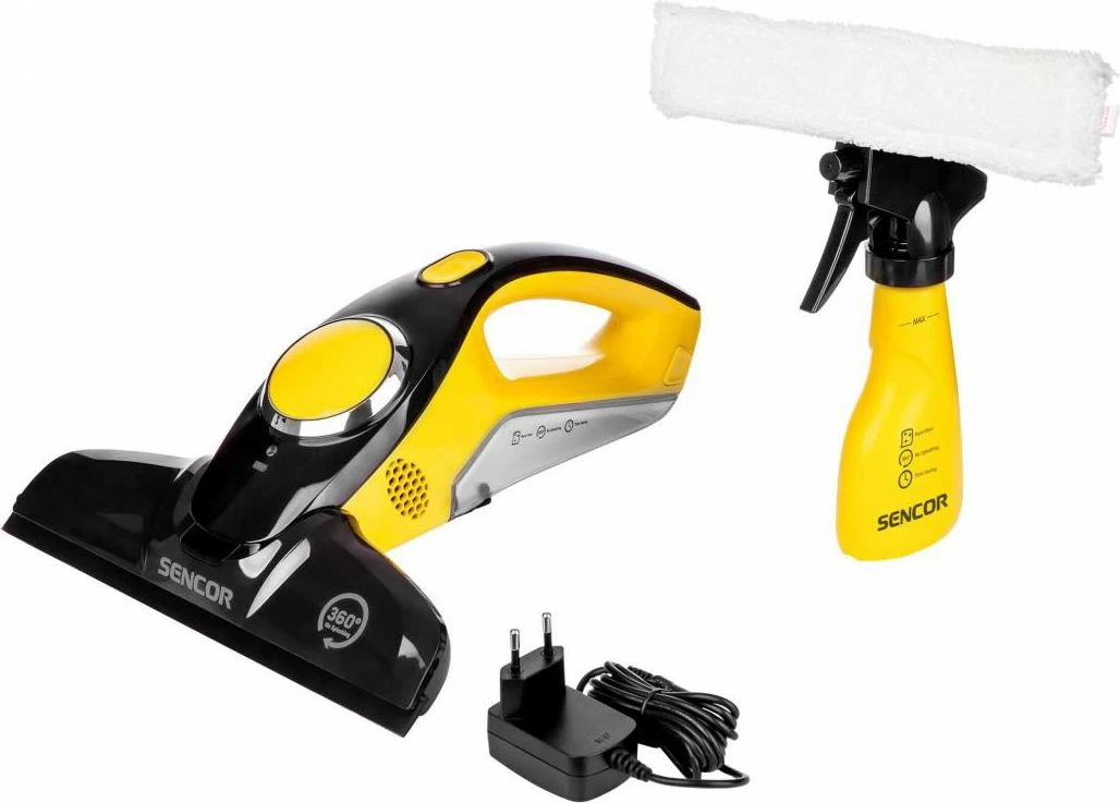 Pastrues xhamash Sencor SCW 3001YL, me bateri 3.6V, 20 min punë, i verdhë