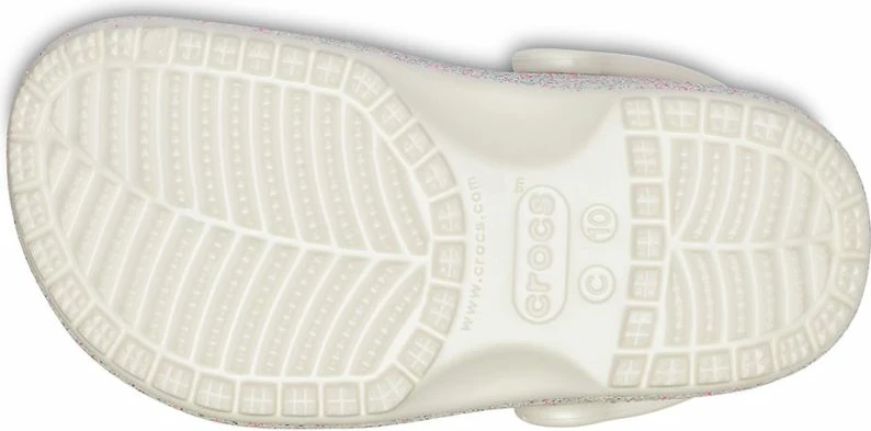 Sandale për fëmijë Crocs Classic Glitter Clog Jr 205441 159, argjend