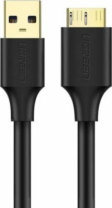 Kabllo USB Ugreen USB-A në Micro-B USB 3.0 SuperSpeed 2m, e zezë
