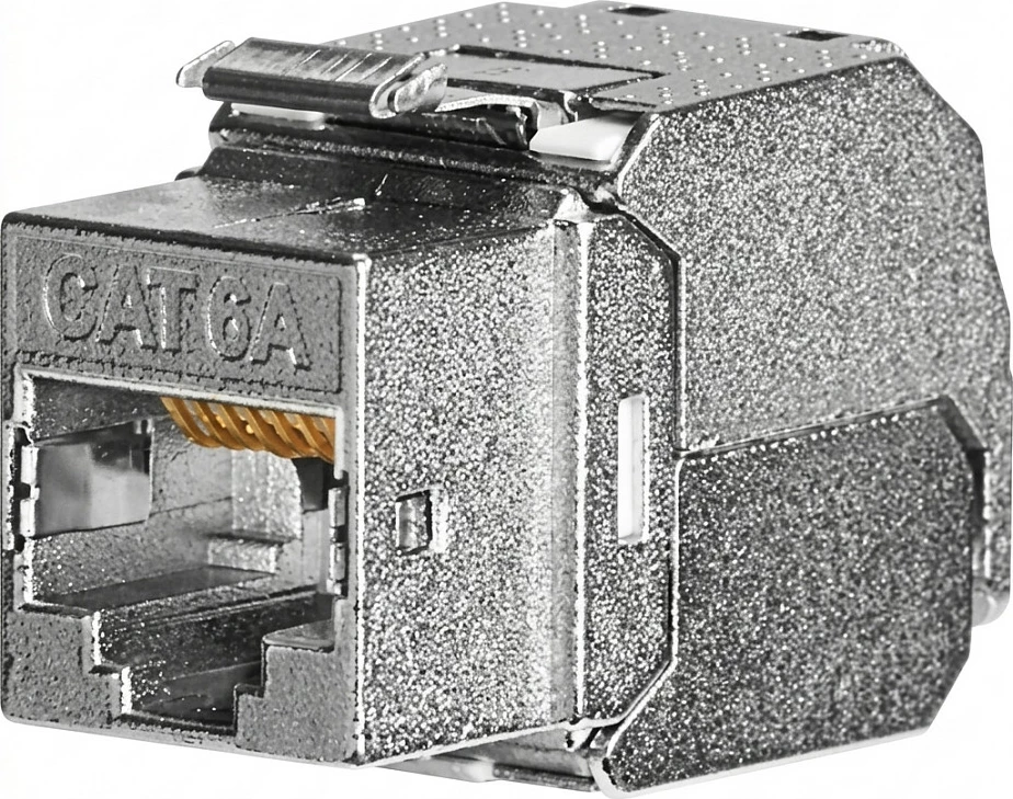 Keystone RJ45 EFB Elektronik Cat6A STP 500MHz, argjendtë