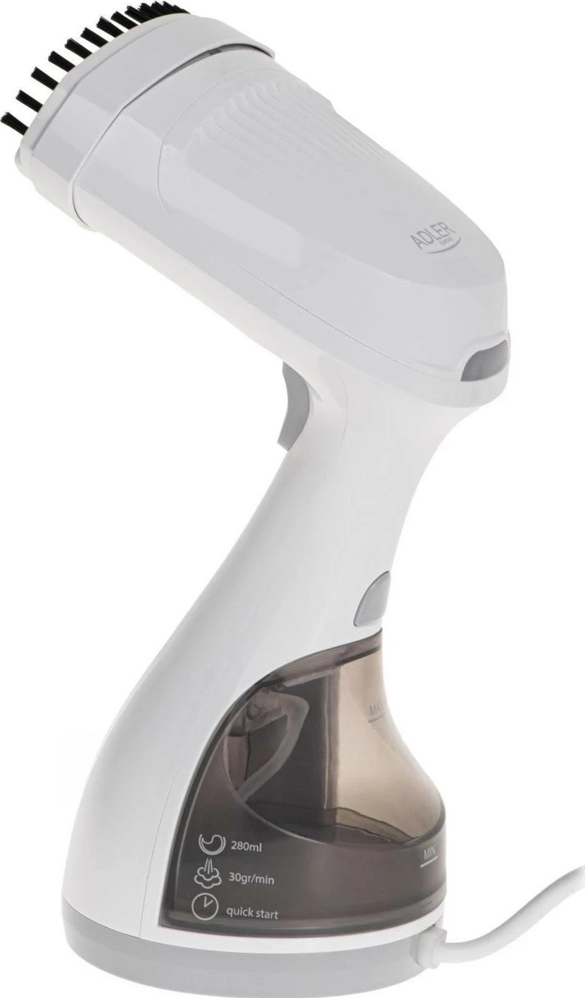 Hekur me avull Adler AD 5042, 1500W, rezervuar 0.28L, i bardhë