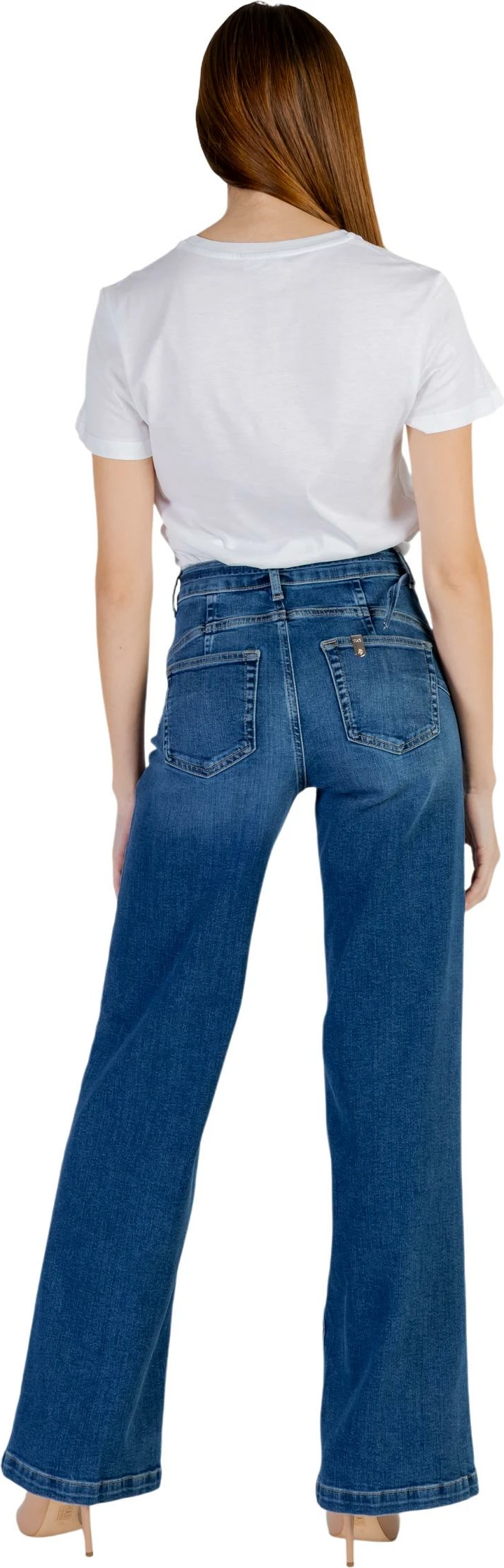 Xhinse për femra Liu-Jo B.UP GOOD FLARE H.W. UA6160 D0264, denim blu [Madhësia: W33]