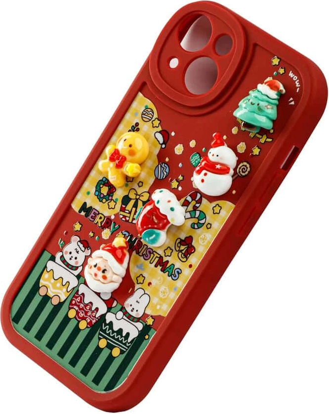 Fotroll për telefon TECH TIME Christmas Edition Cherry Red (IP16PRO)