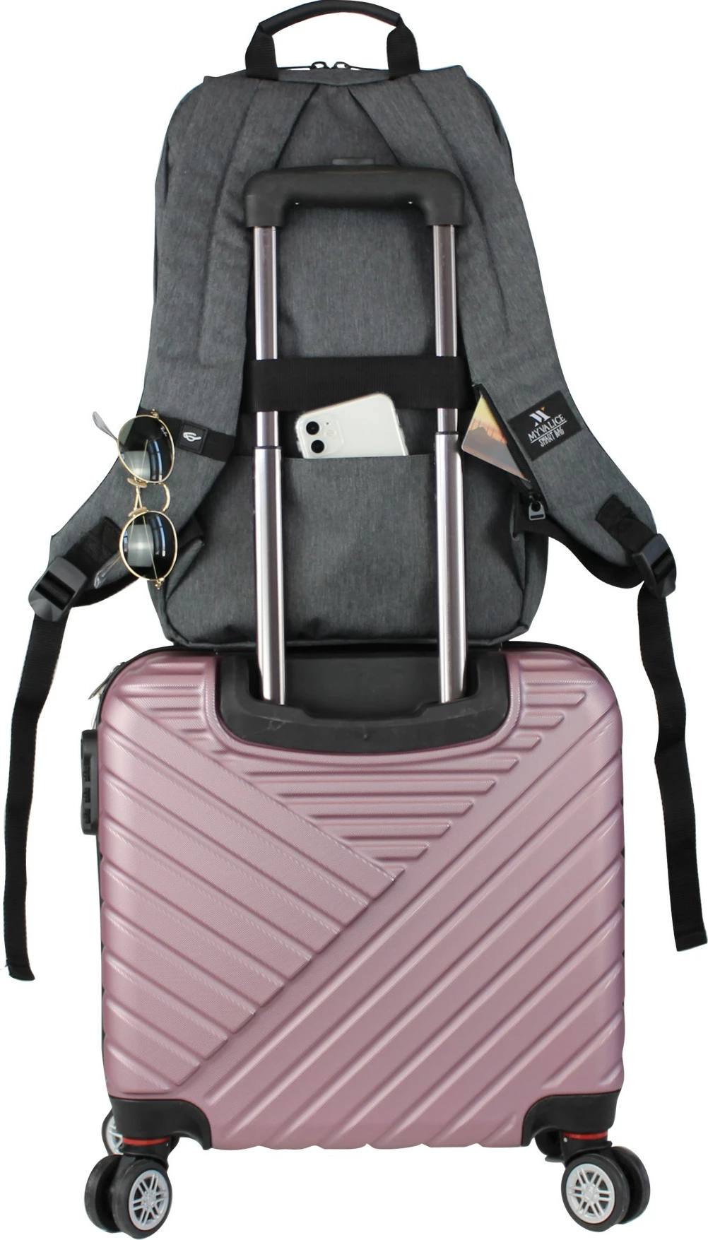 Çantë laptopi Zoozie Bags, ngjyrë e kaltër e errët, 2218