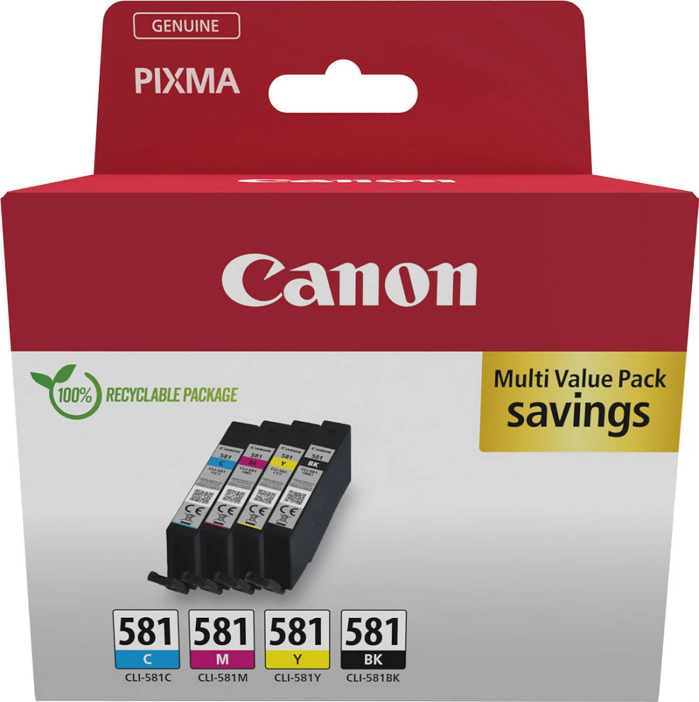 Toner Canon 2103C007, 4 copë, Ngjyra të ndryshme