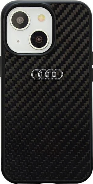Mbështjellës Audi Carbon Fiber për iPhone 14 6.1", i zi