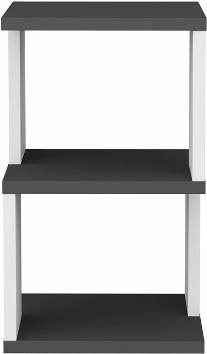 Komodinë natës Hanah Home, Carter, antracit-bardhë