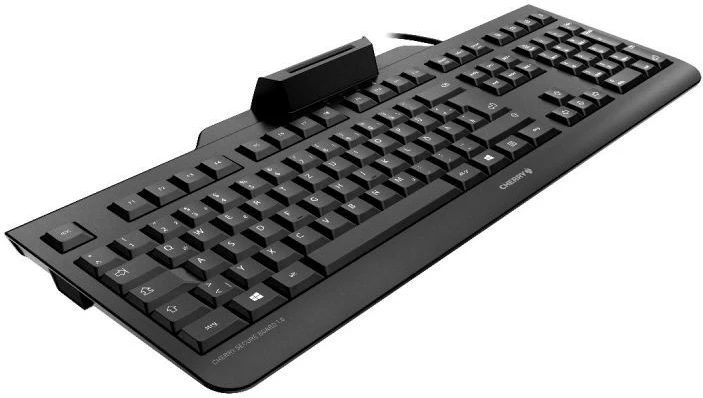 Tastierë Cherry SECURE BOARD 1.0, Full-size, Wired, USB, Mekanike, QWERTZ, E zezë
