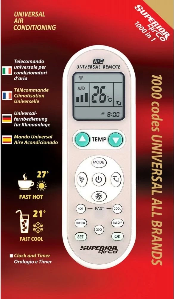Telekomandë universale Superior AirCo Plus 3