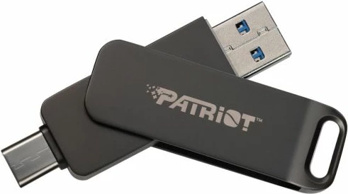 USB flash drive Patriot Rage R550 32GB USB 3.2 Gen.1 + USB-C 100MB/s e zezë
