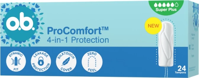Tampona O.B. ProComfort Super Plus për femra 24 copë