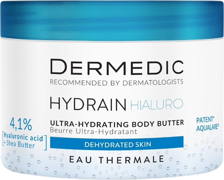 Buter për trup DERMEDIC Hydrain Ultra-Hydrating për femra, 225ml