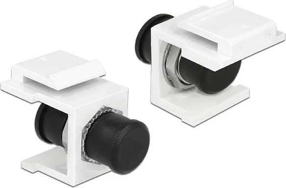 Modul Keystone DeLOCK 86372, adaptor për fibër optike, 16.5 mm x 21.8 mm, i bardhë