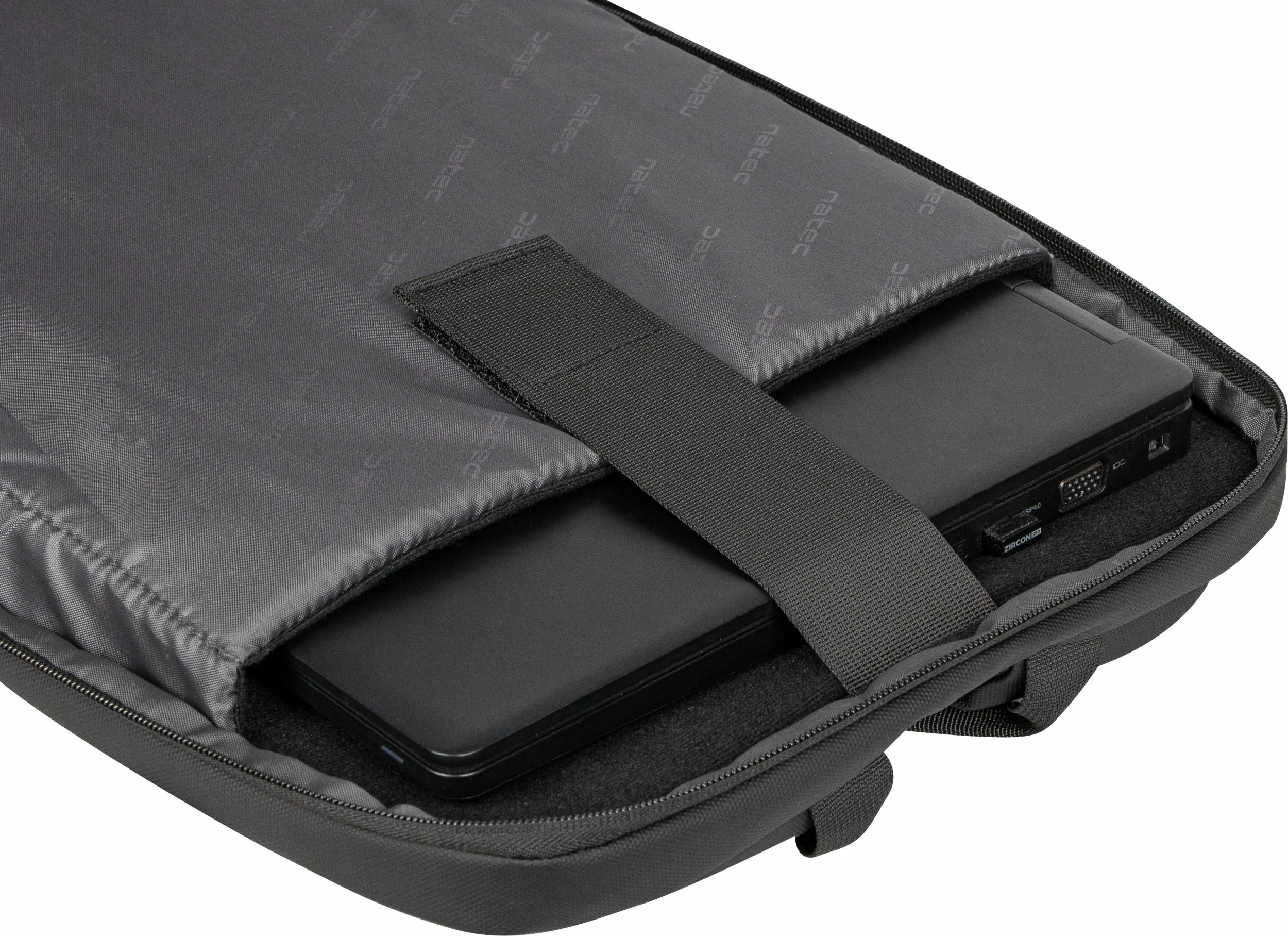 Çantë shpine për laptop Natec Camel Pro NTO-2116 17.3" me 3 ndarje, e zezë
