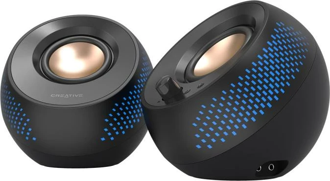 Altoparlantë kompjuterikë Creative Pebble X Bluetooth, zi, set 2 copë (51MF1715AA000)