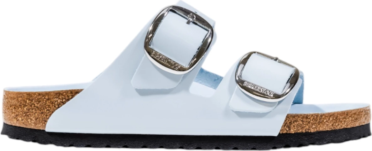 Sandale femra Birkenstock Arizona Big Buckle 1030374, blu e çelët