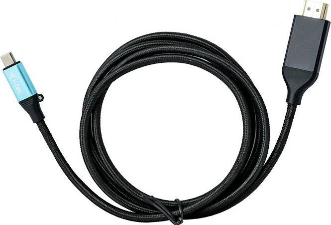 Kabllo adapter USB-C në HDMI i-tec 2m, 4K/60Hz, e zezë
