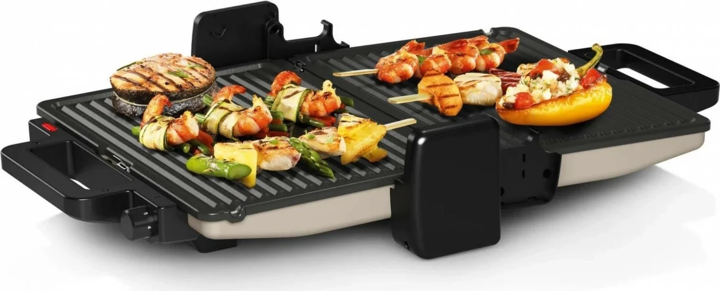 Grill kontakti Bosch TCG3302, 2000W, argjendtë