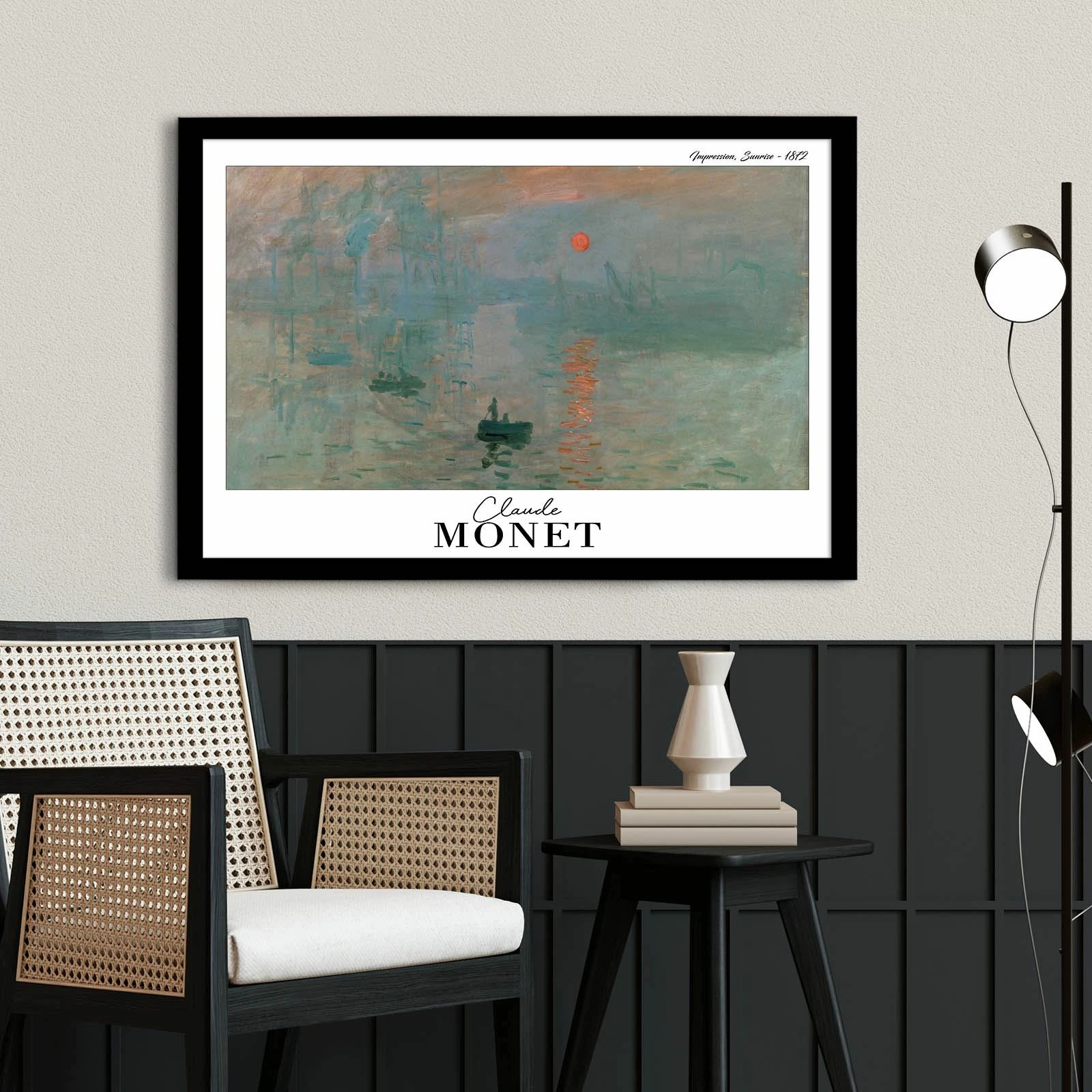 Pikturë dekorative me kornizë, Wallity, 4262SYHMONET-008, shumëngjyrëshe, 42x62cm