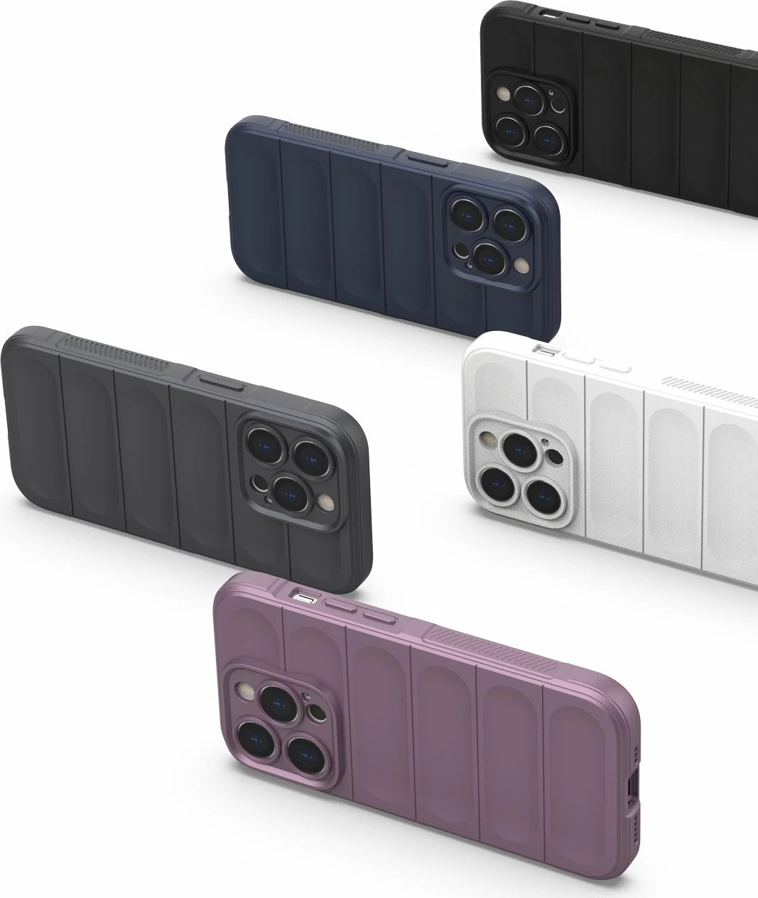 Mbështjellës Hurtel Magic Shield Case për iPhone 14 Pro, elastik, i blinduar, kuq