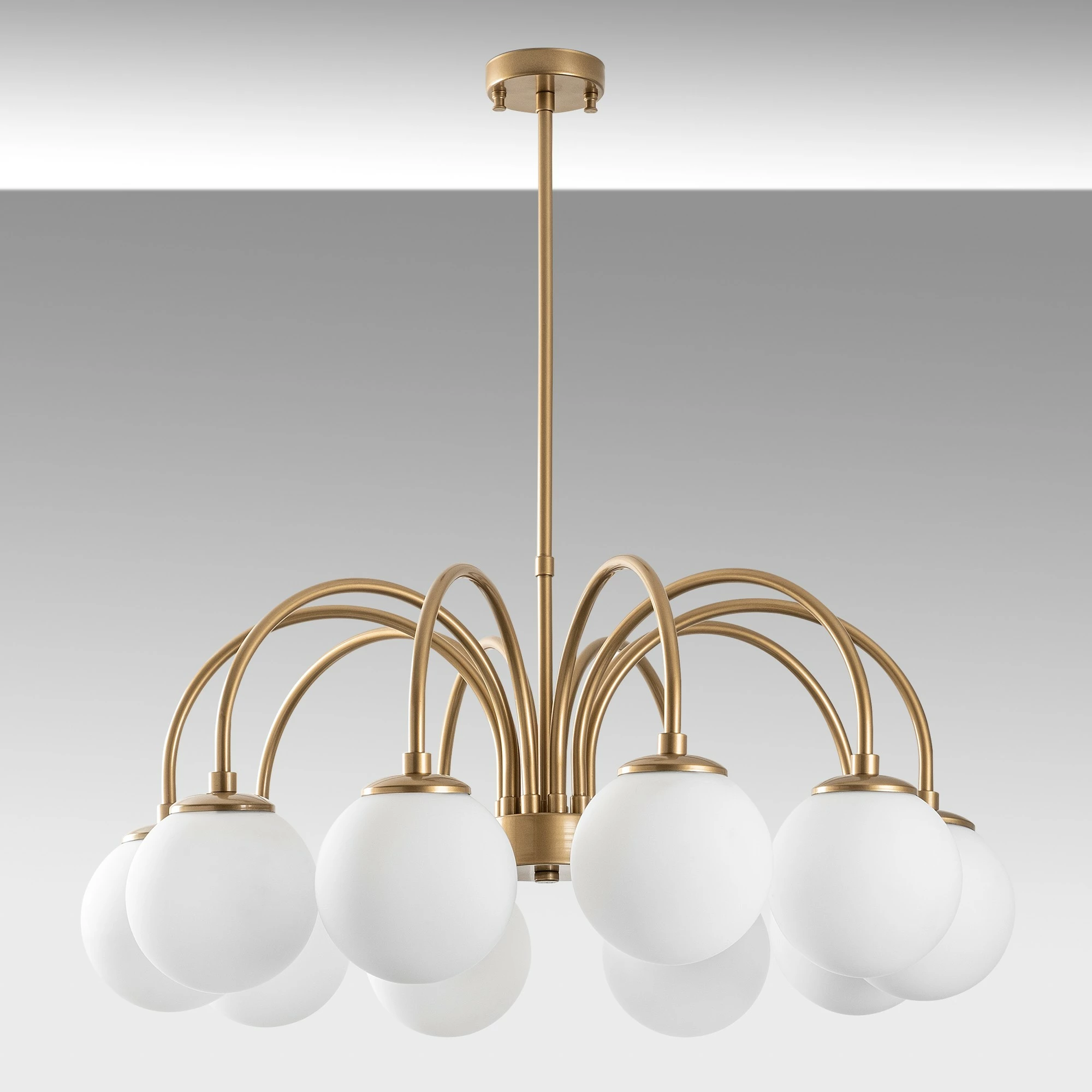 Llambadar Opviq, Sferıs, ngjyrë ari, 75cm