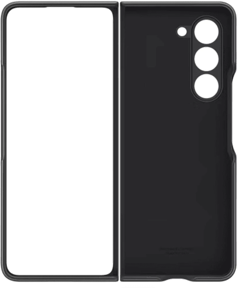 Mbështjellës SAMSUNG Eco-Leather Cover EF-VF946PBE për Galaxy Z Fold 5, mbrojtje mbrapa, i zi