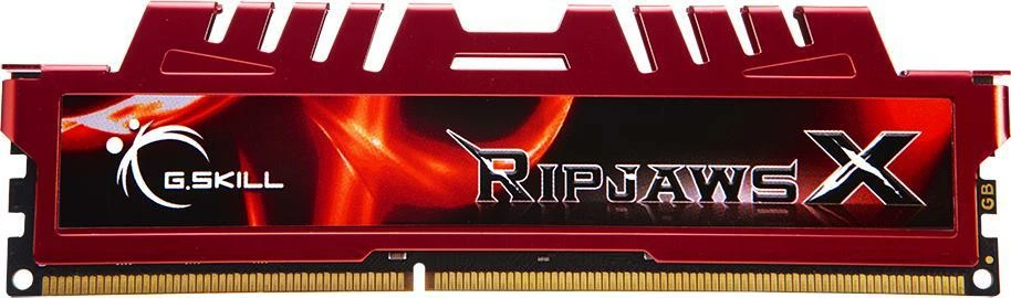 RAM Memorje G.Skill RipjawsX F3-12800CL9D-8GBXL 8GB (2x4GB) DDR3 1600MHz CL9 UDIMM, kuqe (set 2 copë)