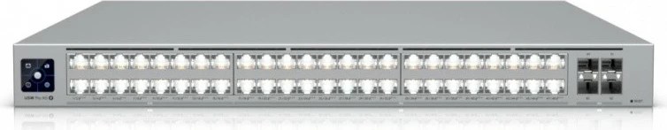Switch Ubiquiti USW-Pro-XG-48-PoE Layer 3 48 porta PoE+++ 32x10GbE 16x2.5GbE 4x25G SFP28 rack 1U