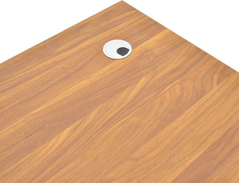 Tavolinë profesionale për zyre Oscar, ngjyrë arre-gri e errët, 180x90x76cm