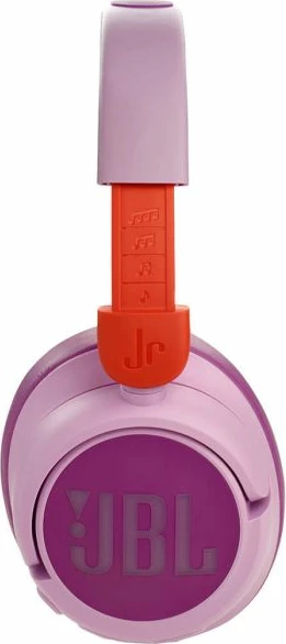 Kufje Bluetooth për fëmijë JBL JR460NC, ANC, limit volumit 85 dB, 20/30 orë bateri, rozë