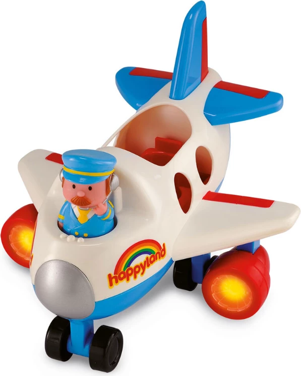 Happyland Fly and Go Jumbo Jet Playset