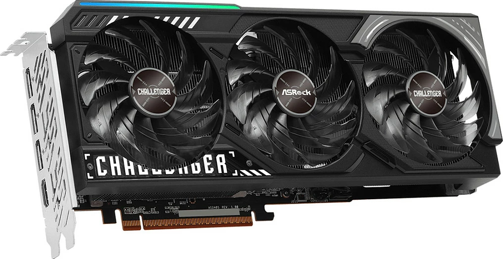Kartelë grafike ASRock Radeon RX 9070 XT Challenger, 16GB GDDR6, 256-bit, PCIe 5.0, e zezë