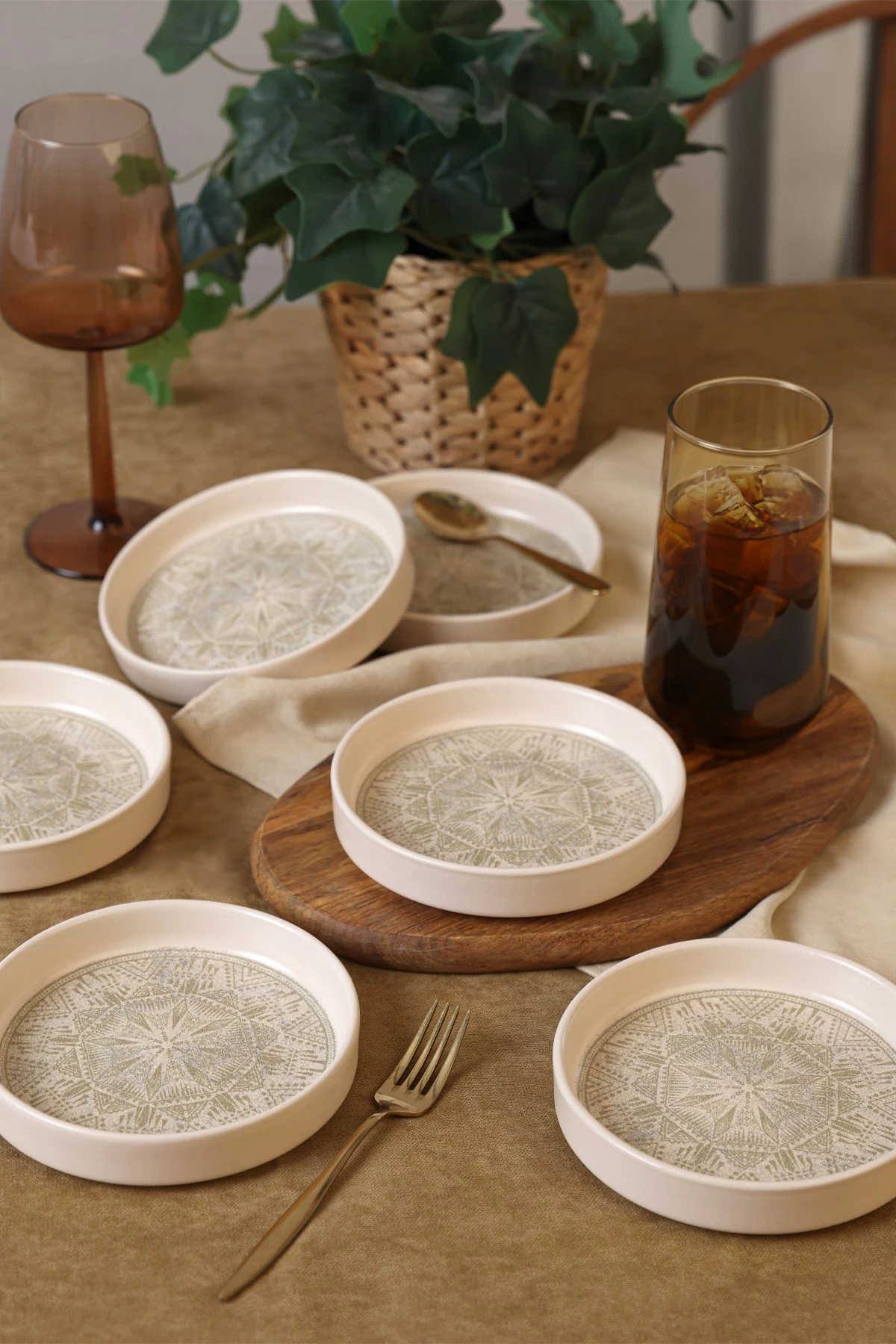Set tasash qeramike (6 copë), Hermia Concept, X00017907