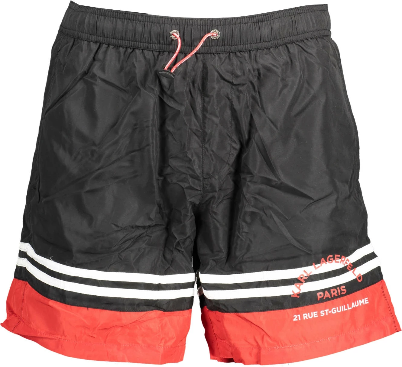 Shorce noti KARL LAGERFELD BEACHWEAR për meshkuj, të zeza
