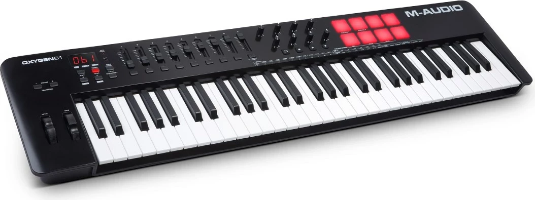 Tastierë MIDI M-AUDIO Oxygen 61 MKV, 61 taste, USB, E zezë
