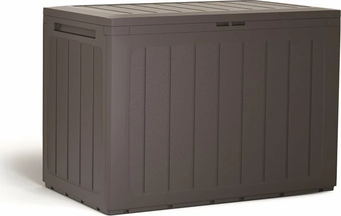 Kuti magazinimi për kopsht Prosperplast BoardeBox 190 L, plastik, kafe