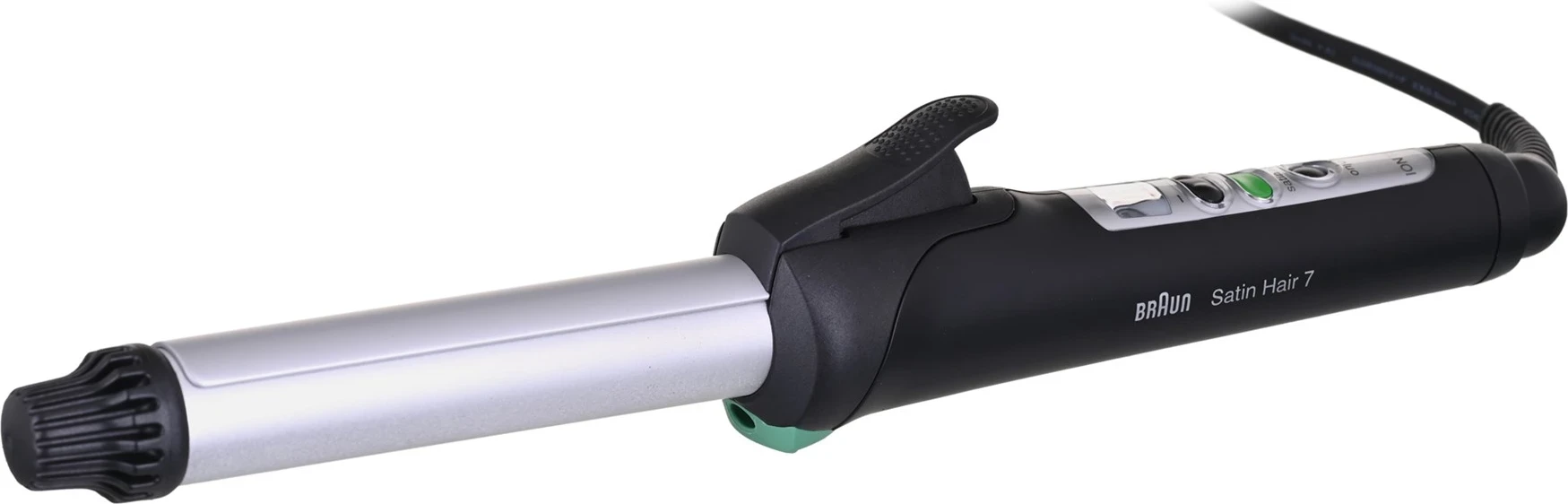 Hekur për kaçurrela Braun Satin Hair 7 CU 710 (EC 1), 5 nivele ngrohjeje, kabllo 2 m, zi/argjend