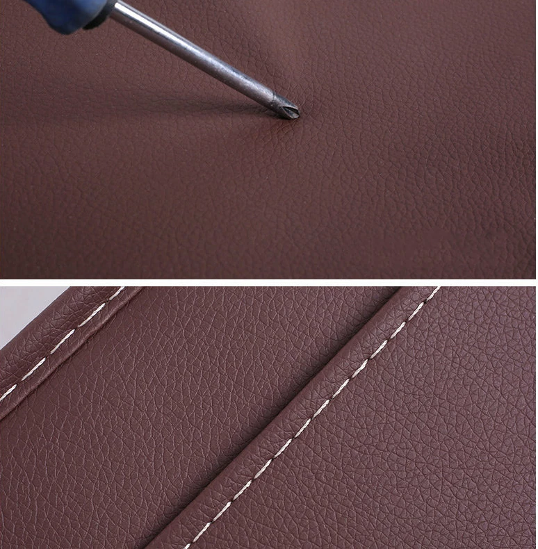 Organizues për makinë Hurtel, raft i palosshëm, mbajtës tabletë, lëkurë PU, bezhë