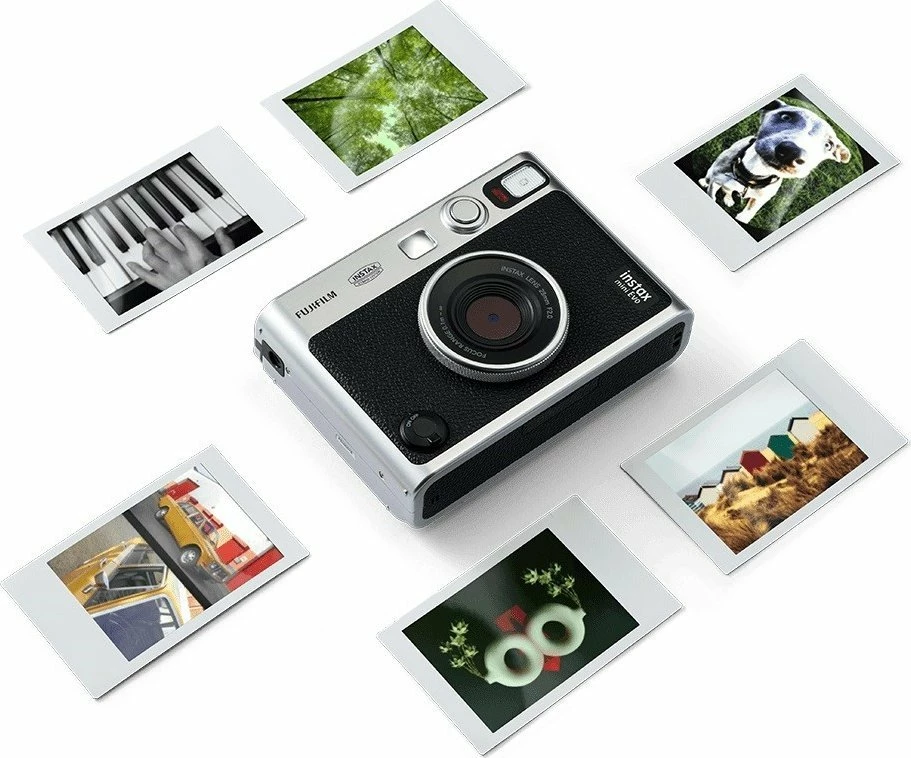 Aparat fotografik instant hibrid Fujifilm Instax Mini Evo, Bluetooth, ekran 3\", USB-C, mini HDMI, microSD, i zi