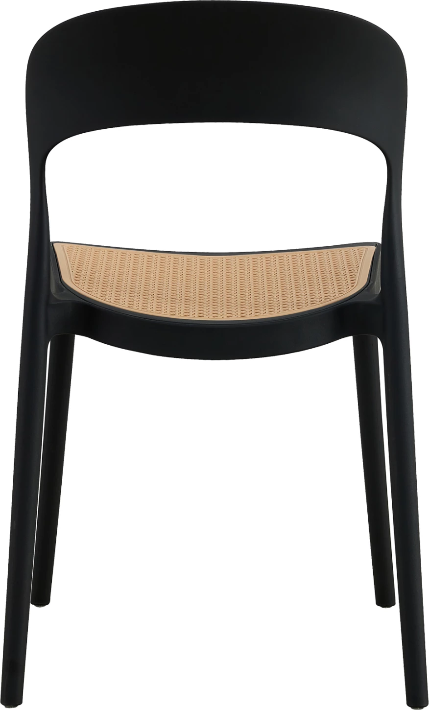 Karrige polipropileni CLEO FH5936.02, e zezë-bezhë, 41x53x81H cm