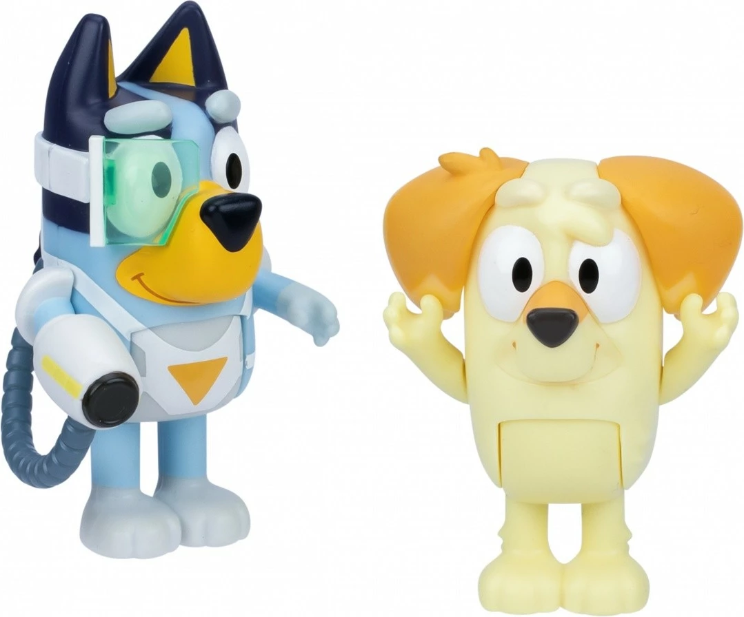 Set figurina Bluey Tm Toys BLU17652, Bluey & Chucky, plastikë, për fëmijë, shumëngjyrëshe