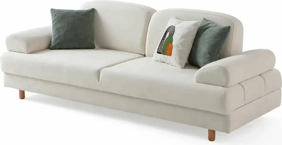 Divan-krevat treshe, Atelier del Sofa, Aries, i bardhë
