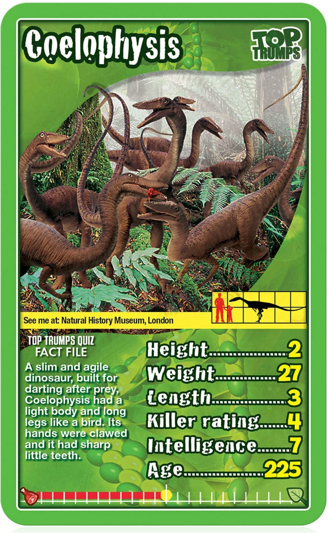 Dinosaurs Top Trumps Classics Card Game