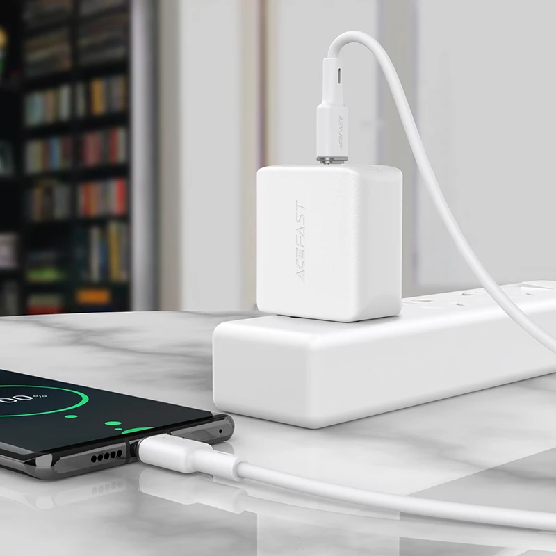 Kabllo Acefast C2-03, USB-C në USB-C, 1.2m, 60W, e gjelbër