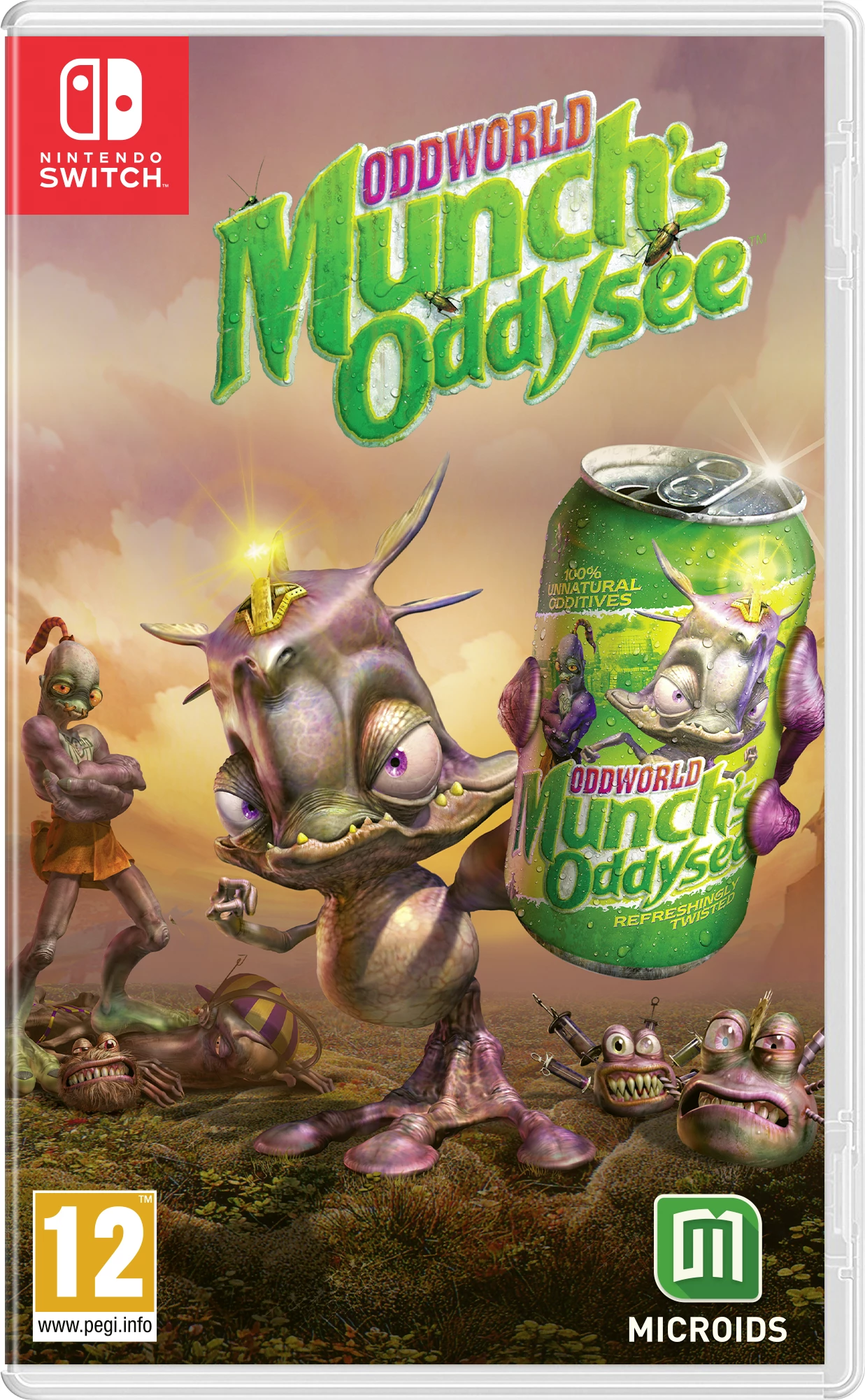 Lojë Nintendo Switch Microids Oddworld: Munch's Oddysee, Limited Edition (me varëse çelësash + 8 stickers)