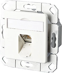 Prizë rrjeti METZ CONNECT BTR NETCOM 1307371102-I, Cat6, RJ-45, 1 port, e bardhë