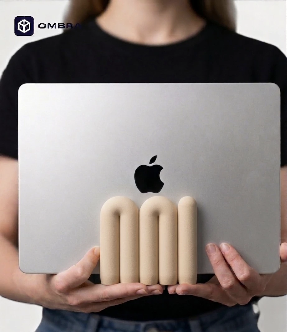 Mbajtëse vertikale për laptop,modeli TIK - bezhe