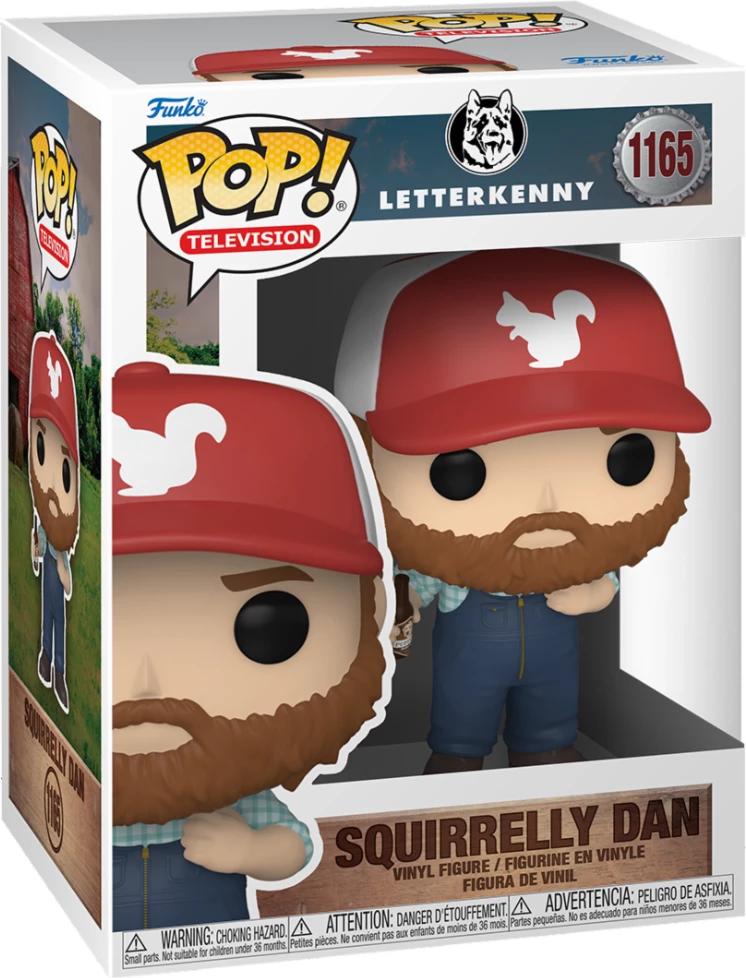 Figurinë koleksionuese Funko Pop! Television Letterkenny Squirrely Dan #1165
