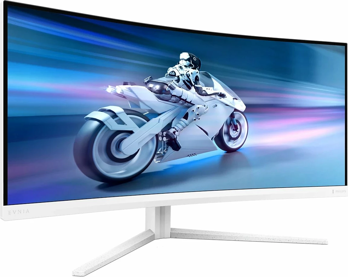 Monitor Philips Evnia 34M2C5501A/00 34\" UWQHD 180Hz i lakuar, i bardhë