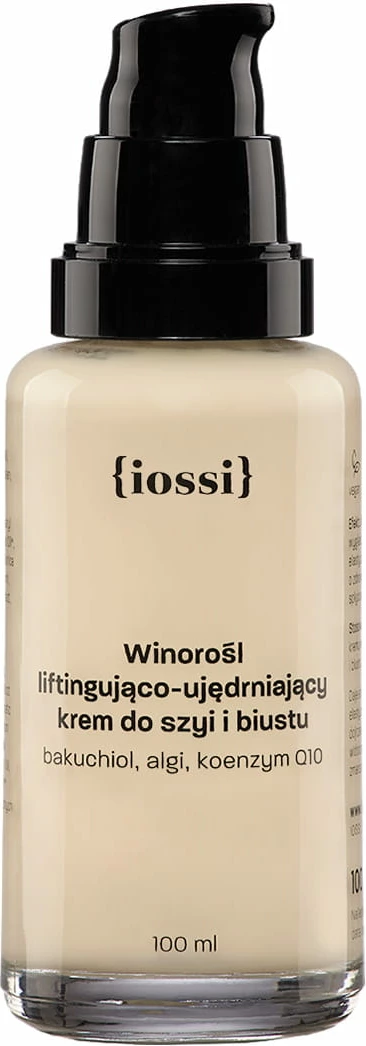 Krem për qafë dhe dekolte për femra Iossi Vineyard Lifting and Firming me Bakuchiol, 100ml